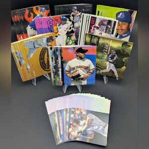 1996 Fleer Insert Complete Sets 92 Card Lot Lumber Company Smoke Heat Checklist